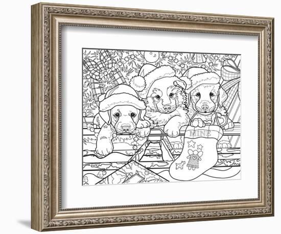 Christmas Cuties 14-Jenny Newland-Framed Giclee Print