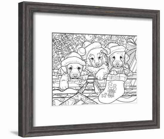 Christmas Cuties 14-Jenny Newland-Framed Giclee Print