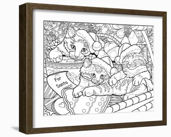 Christmas Cuties 16-Jenny Newland-Framed Giclee Print