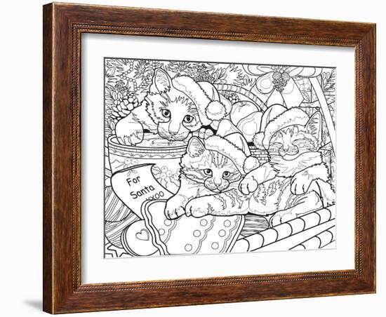 Christmas Cuties 16-Jenny Newland-Framed Giclee Print