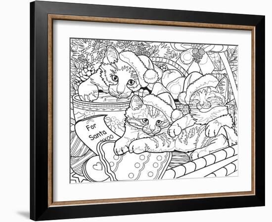 Christmas Cuties 16-Jenny Newland-Framed Giclee Print