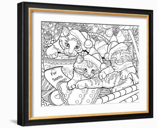 Christmas Cuties 16-Jenny Newland-Framed Giclee Print