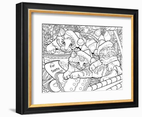 Christmas Cuties 16-Jenny Newland-Framed Giclee Print