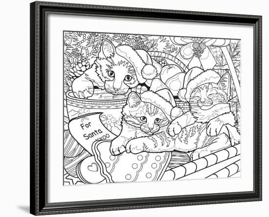 Christmas Cuties 16-Jenny Newland-Framed Giclee Print