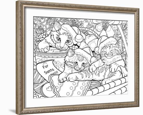 Christmas Cuties 16-Jenny Newland-Framed Giclee Print