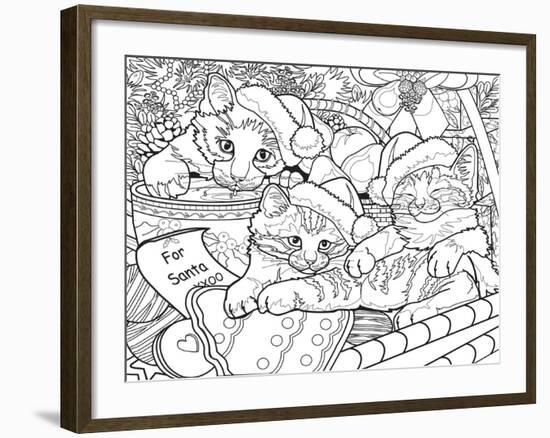 Christmas Cuties 16-Jenny Newland-Framed Giclee Print