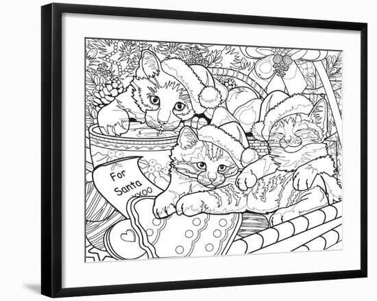 Christmas Cuties 16-Jenny Newland-Framed Giclee Print