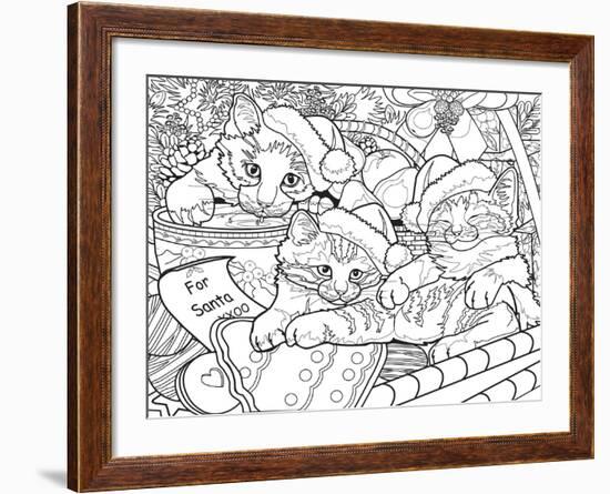 Christmas Cuties 16-Jenny Newland-Framed Giclee Print