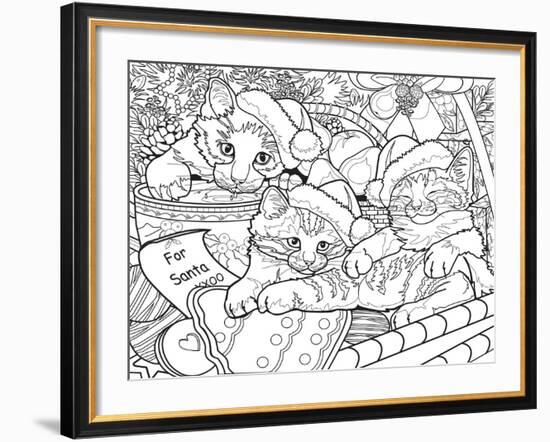 Christmas Cuties 16-Jenny Newland-Framed Giclee Print