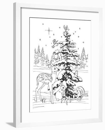 Christmas Cuties 21-William Vanderdasson-Framed Giclee Print