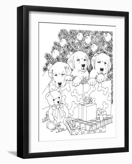 Christmas Cuties 25-William Vanderdasson-Framed Giclee Print