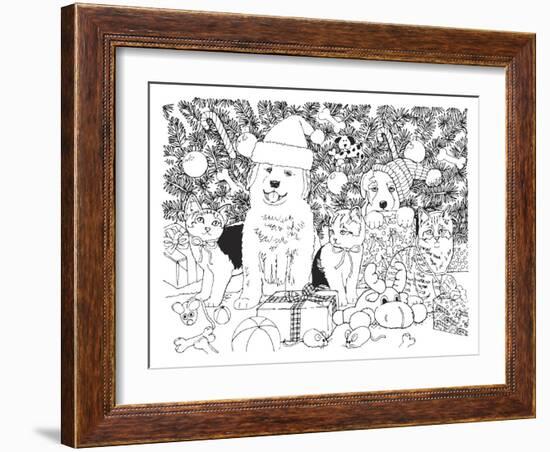 Christmas Cuties 26-William Vanderdasson-Framed Giclee Print