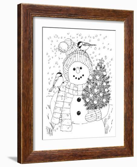 Christmas Cuties 30-William Vanderdasson-Framed Giclee Print