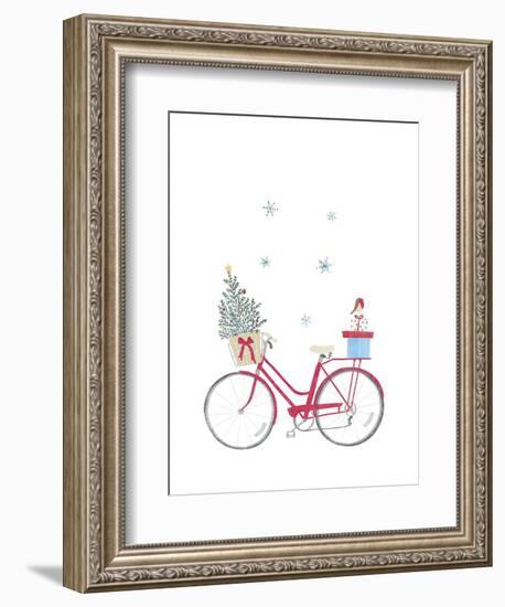 Christmas Cycle-Clara Wells-Framed Art Print