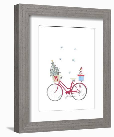 Christmas Cycle-Clara Wells-Framed Art Print