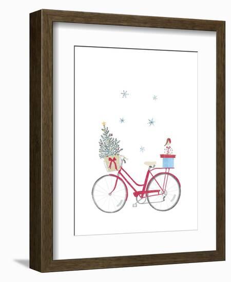 Christmas Cycle-Clara Wells-Framed Art Print