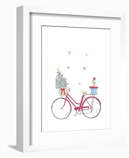 Christmas Cycle-Clara Wells-Framed Art Print