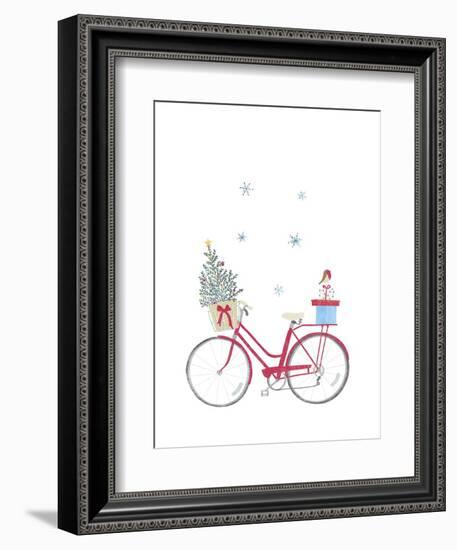 Christmas Cycle-Clara Wells-Framed Art Print