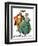 "Christmas Dance" or "Merrie Christmas", December 8,1928-Norman Rockwell-Framed Giclee Print