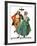 "Christmas Dance" or "Merrie Christmas", December 8,1928-Norman Rockwell-Framed Giclee Print