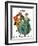 "Christmas Dance" or "Merrie Christmas", December 8,1928-Norman Rockwell-Framed Giclee Print