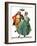 "Christmas Dance" or "Merrie Christmas", December 8,1928-Norman Rockwell-Framed Giclee Print