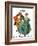 "Christmas Dance" or "Merrie Christmas", December 8,1928-Norman Rockwell-Framed Giclee Print