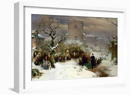 Christmas Day, 1857-John Ritchie-Framed Giclee Print