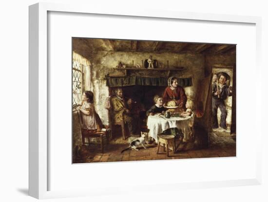 Christmas Day, 1867-George Hardy-Framed Giclee Print