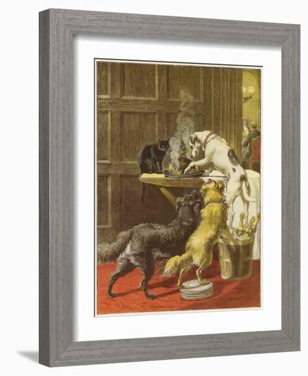 Christmas Day, the Uninvited-Samuel Edmund Waller-Framed Giclee Print