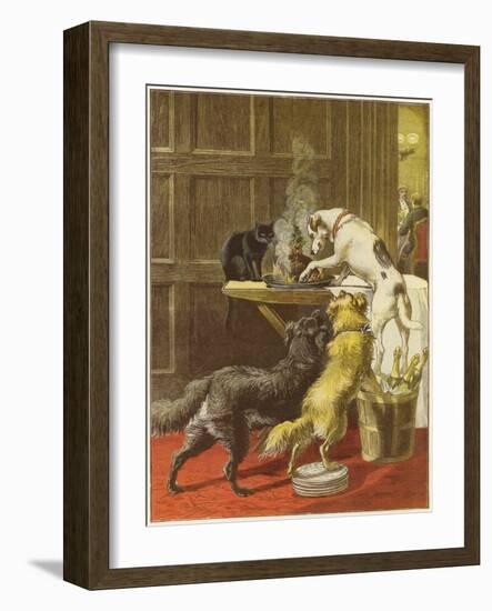 Christmas Day, the Uninvited-Samuel Edmund Waller-Framed Giclee Print