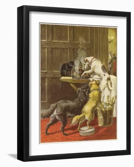 Christmas Day, the Uninvited-Samuel Edmund Waller-Framed Giclee Print