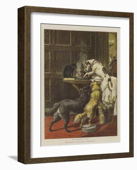 Christmas Day, the Uninvited-Samuel Edmund Waller-Framed Giclee Print