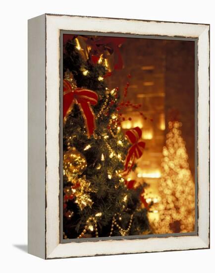 Christmas Decor at Trump Tower, New York, New York, USA-Michele Westmorland-Framed Premier Image Canvas