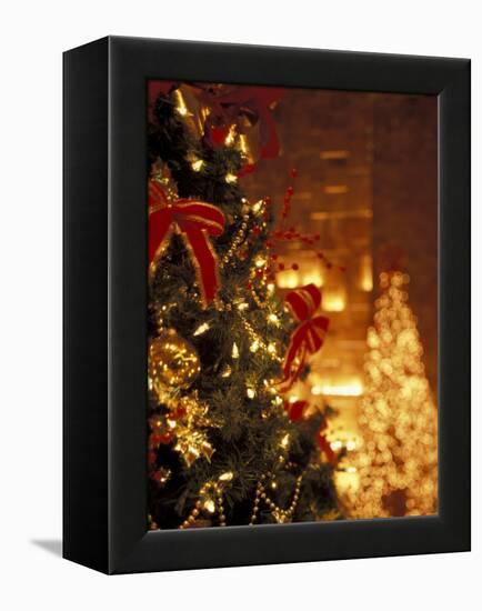 Christmas Decor at Trump Tower, New York, New York, USA-Michele Westmorland-Framed Premier Image Canvas