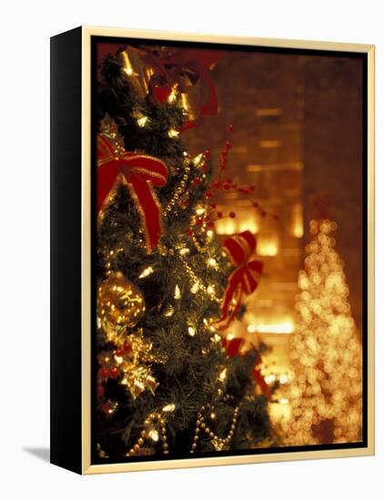 Christmas Decor at Trump Tower, New York, New York, USA-Michele Westmorland-Framed Premier Image Canvas