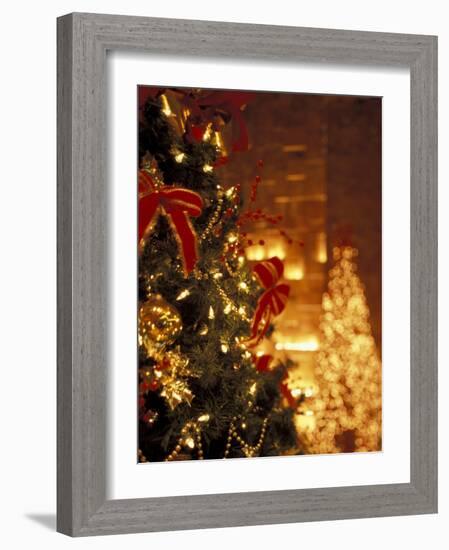 Christmas Decor at Trump Tower, New York, New York, USA-Michele Westmorland-Framed Photographic Print