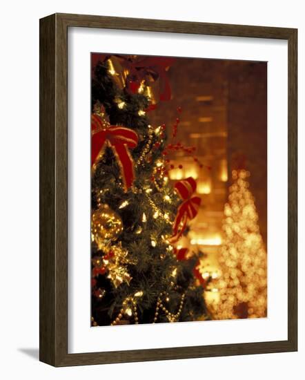 Christmas Decor at Trump Tower, New York, New York, USA-Michele Westmorland-Framed Photographic Print