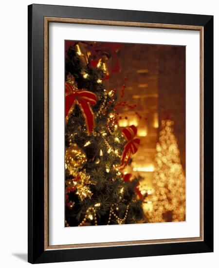 Christmas Decor at Trump Tower, New York, New York, USA-Michele Westmorland-Framed Photographic Print