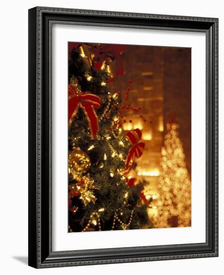 Christmas Decor at Trump Tower, New York, New York, USA-Michele Westmorland-Framed Photographic Print