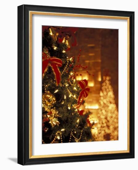 Christmas Decor at Trump Tower, New York, New York, USA-Michele Westmorland-Framed Photographic Print