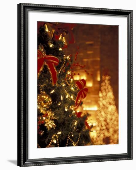 Christmas Decor at Trump Tower, New York, New York, USA-Michele Westmorland-Framed Photographic Print