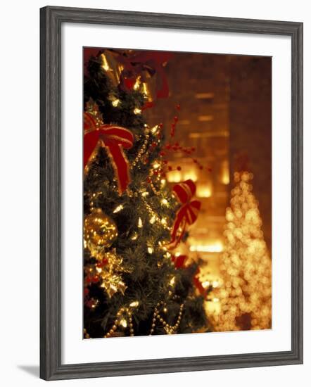 Christmas Decor at Trump Tower, New York, New York, USA-Michele Westmorland-Framed Photographic Print