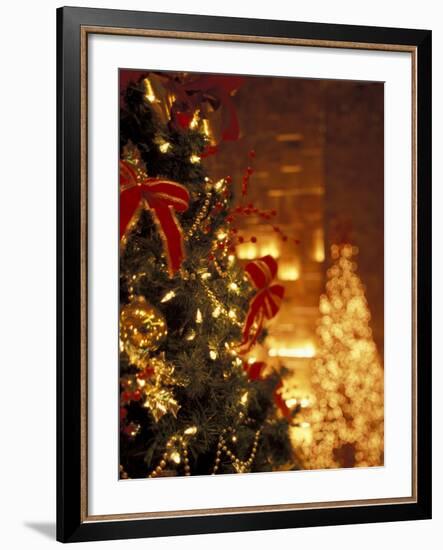 Christmas Decor at Trump Tower, New York, New York, USA-Michele Westmorland-Framed Photographic Print