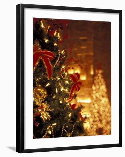 Christmas Decor at Trump Tower, New York, New York, USA-Michele Westmorland-Framed Photographic Print