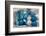 Christmas Decoration Blue and Silver-Andrea Haase-Framed Photographic Print