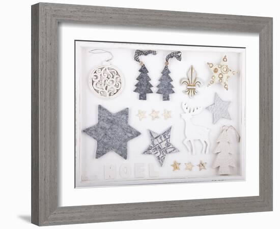 Christmas Decoration in the Foresten Frame-Andrea Haase-Framed Photographic Print