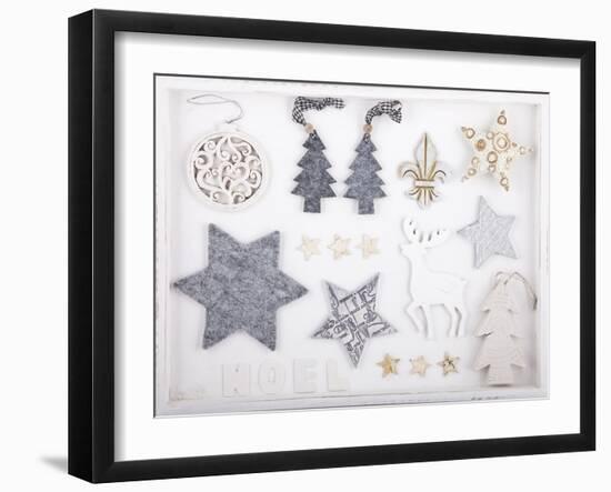 Christmas Decoration in the Foresten Frame-Andrea Haase-Framed Photographic Print