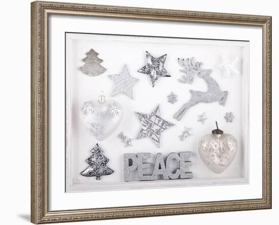 Christmas Decoration in the Foresten Frame-Andrea Haase-Framed Photographic Print