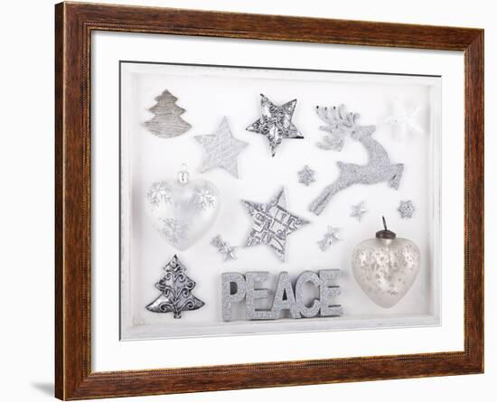 Christmas Decoration in the Foresten Frame-Andrea Haase-Framed Photographic Print